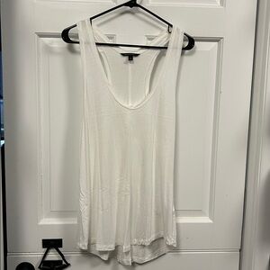 Banana Republic Ivory Razorback Loose Tank Top. Only worn once.
